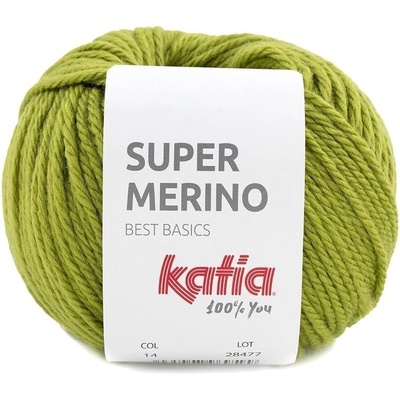 Katia Super Merino 14 Pistachio Плетива прежда (SM 14)