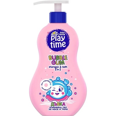Baby Crema Детски измиващ гел Baby Crema - дъвка, 400 ml