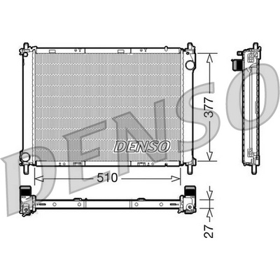Chladič motora DENSO DRM46022