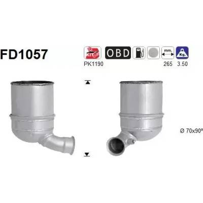 AS Filtr pevných částic ASA FD1057