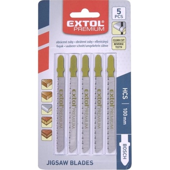 Extol Premium 8805005 plátky do přímočaré pily 5ks