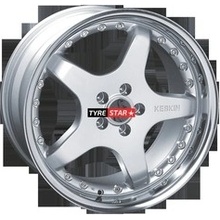 Keskin KT6 8x17 5x100 ET35 silver polished