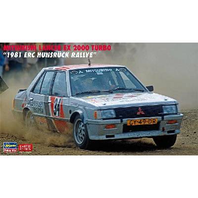 Hasegawa Mitsubishi Lancer Ex 2000 Turbo 1981 Erc Hunsruck Rallye Scale Car Kit 1:24