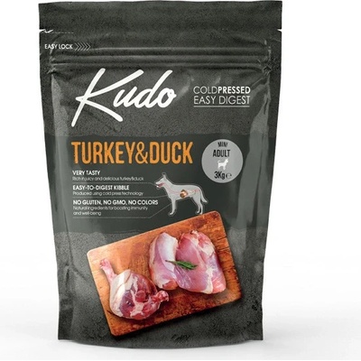 Kudo Dog Junior Medium&Maxi Turkey & Duck 3 kg