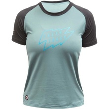 Fresh Trash Women's Horizon Short Sleeve Tee Mint/black dámske tričko