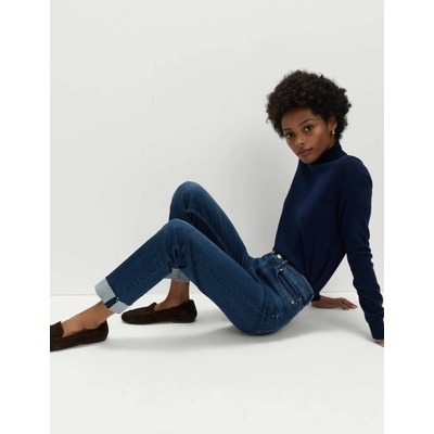 Marks & Spencer Супер меки дънки Harper с висока талия Marks & Spencer тъмносини Marks & Spencer | Sin | ЖЕНИ | 8 REG