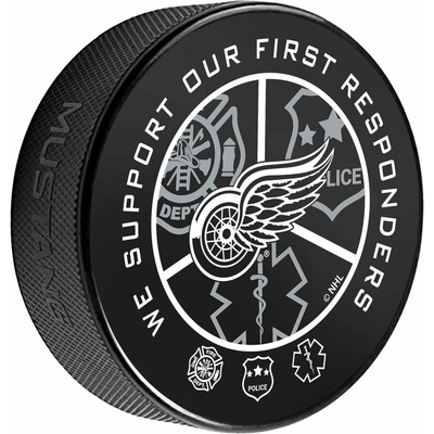 Mustang Puk Detroit Red Wings NHL Printed First Responders