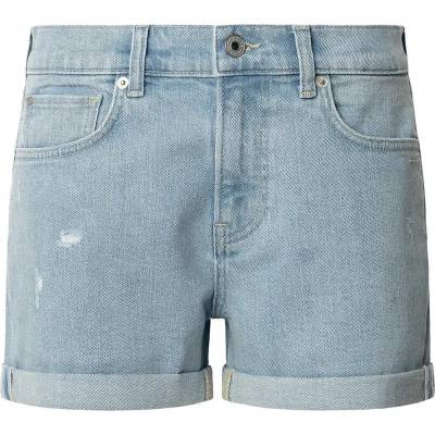 Pepe Jeans Къси панталони Pepe jeans Regular Mable High waist denim shorts - Blue (Denim / Bleach)