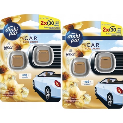 Ambi Pur Car Gold Orchid 2 x 2 ml