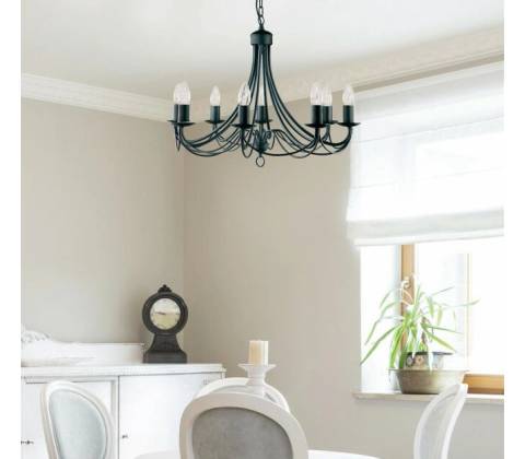 Searchlight 6348-8BK