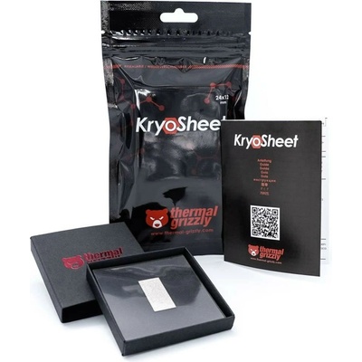 Thermal Grizzly Термолепенка Thermal Grizzly KryoSheet (TG-KS-24-12), 1 брой, 24х12х0.2mm (TG-KS-24-12)