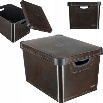 CURVER Box plastový, 22 l, se vzorem "Kůže"