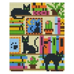 Bright Toys Мозайка с пиксели Bright Toys, 40x50 пиксела - Котка на всяка лавица (BT50006-Cats)