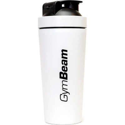 GymBeam Shaker Steel White, 750 ml
