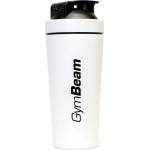 GymBeam Shaker Steel White, 750 ml