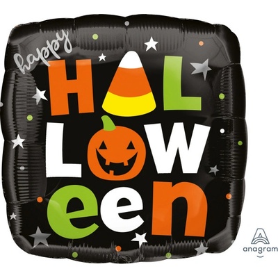 Amscan Fóliový balón Happy Halloween štvorec