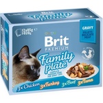 Brit Premium by Nature Delicate Fillets in gravy Family Plate 12x85 g