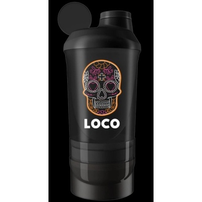 LOCO Shaker Smart - Black [600 мл] Черен