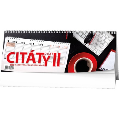 Stolní Pracovní CITÁTY II 2027