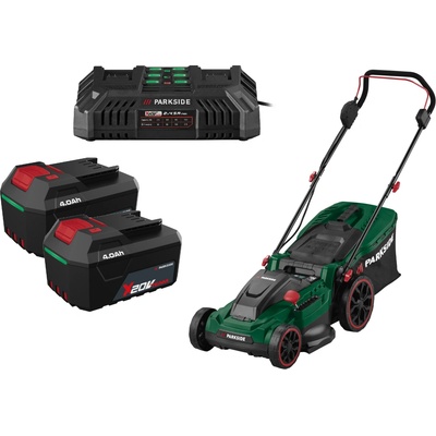Parkside Parm 41 A1 + Akumulátor 20 V/4 Ah 2 kusy + Dvojitá nabíjačka na akumulátor 20 V/4,5 A 800013458