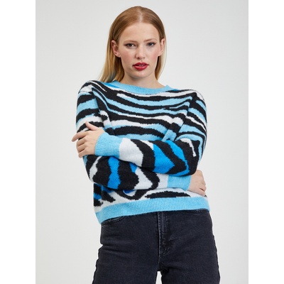 orsay Черно-син дамски пуловер с десен ORSAY Orsay | Sin | ЖЕНИ | S