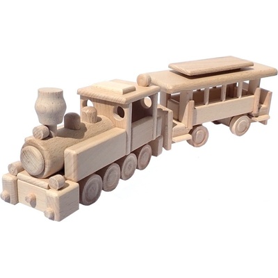 Ceeda Cavity dřevěné auto Traktor s vlečkou malý