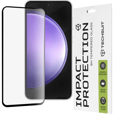 Techsuit Протектор за Samsung Galaxy S23 FE - 111D Full Cover / Full Glue Glass - Черен