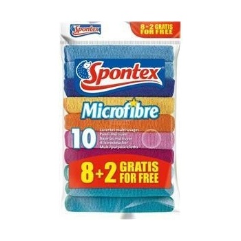 Spontex utierkyMicrofibre 8 +2 ks