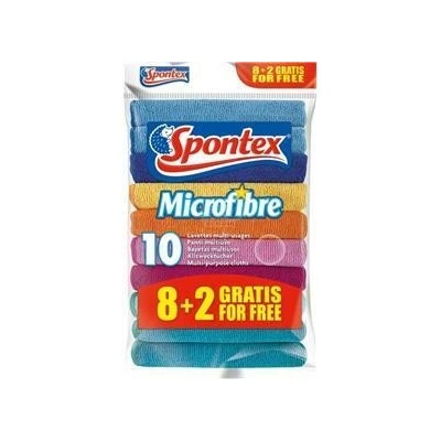 Spontex utierkyMicrofibre 8 +2 ks