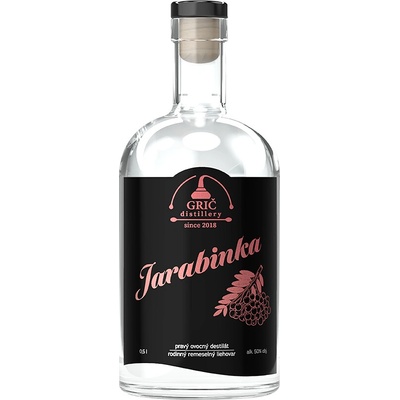 Grič Jarabinka 50% 0,5 l (čistá fľaša)