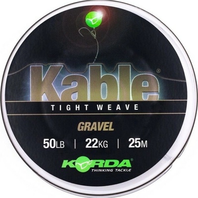 Korda Kable olověnka Tight Weave 25m 50lb weed