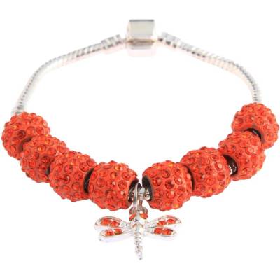 Bando náramok Crystal K982 viacfarebný oranžová