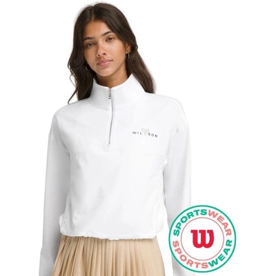 Wilson Core Davenport Half Zip biely