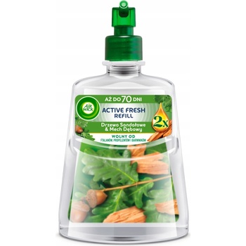 Air Wick Active Fresh Náplň do osviežovača vzduchu Santalové drevo a Dubový mach 228 ml