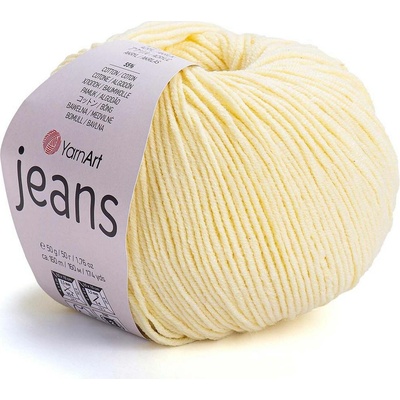 Pletací příze Gina / Jeans 50 g Varianta: 20 (67) žlutá nejsv., Balení: 1 ks 43308/85098/203576