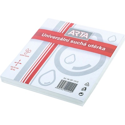 ARTA Mikroaktivní suchá utěrka 15 x 15 cm 40 ks