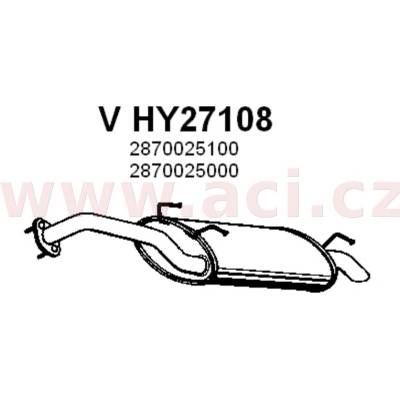 Zadní díl výfuku ASSO/VENEPORTE ACI V HY27108