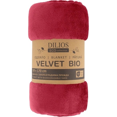 Dilios Одеяло Dilios - Velvet Bio, 130 x 170 cm, бордо (1000021818)