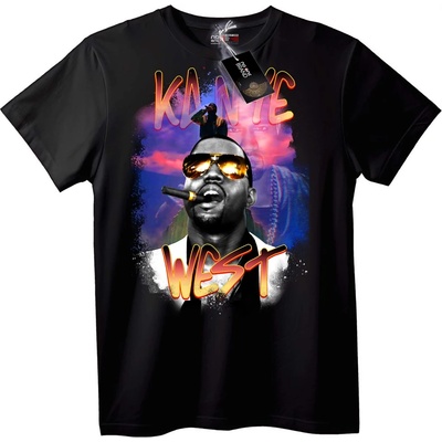 NOONEBRAND Тениска Kanye West музика - XXS, White