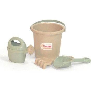 Doloni ECO Line Комплект за пясък бежово-зелен