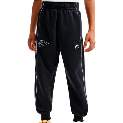 Nike Детски ежедневен панталон Nike Kid's Air Fleece Jogger Casual trousers - Black / White / White (701-4513-0114)