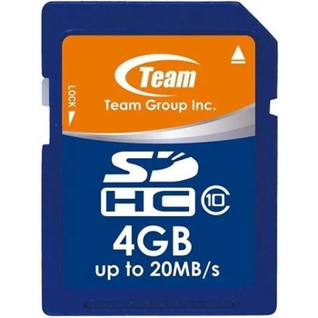 Team Group SDHC 4GB Class 10 TSDHC4GCL1001