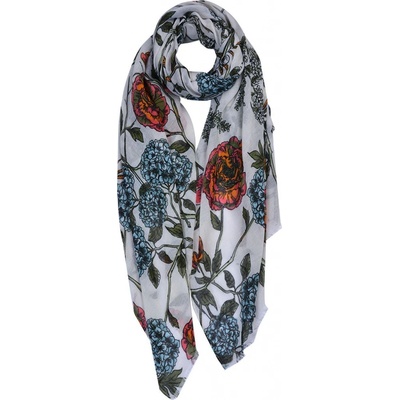 Šála Women Print bílá