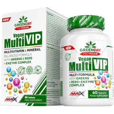 Amix Nutrition GreenDay Vegan Multi VIP, 60 таблетки, Amix (30602)