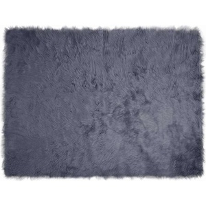 vidaXL Изкуствена овча килим TAFALLA Антрацит 240 x 340 см Полиестер (42021596)