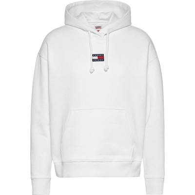 Tommy Hilfiger Суичър Tommy Jeans Badge Hoodie - WHITE YBR