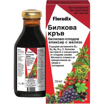 Image 1 of SALUS Floradix Herbal Blood | Билкова кръв с желязо [250 мл]