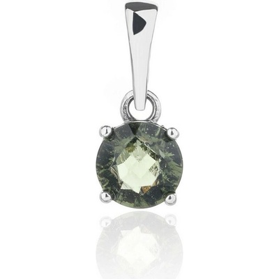Jan Kos jewellery Stříbrný přívěsek s vltavínem 32106273