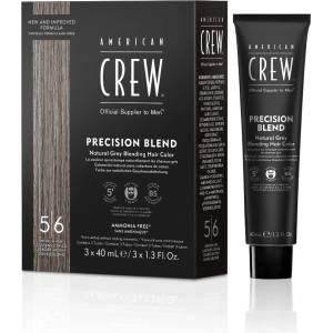 American Crew Precision Blend Natural Grey Blending Hair Color 3 x 40 ml боя 5/6 Medium Ash