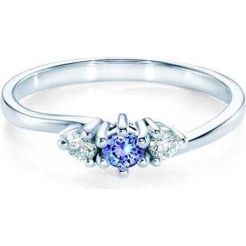 Image 1 of SAVICKI Пръстен Blue Lagoon: бяло злато, танзанит